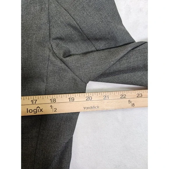 Suitsupply Havana Peak Lapel Gray Wool Blazer Mens Size 48 Vitale Barbaris